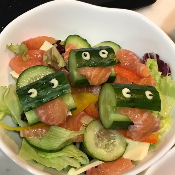 ハロウィンサラダ焼そば