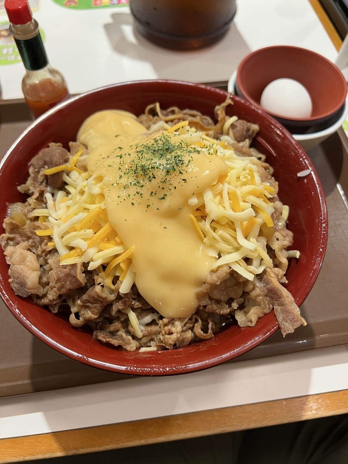 チーズが牛肉にとろりと絡むすき家の「とろ～り3種のチーズ牛丼」を食べてみた - GIGAZINE