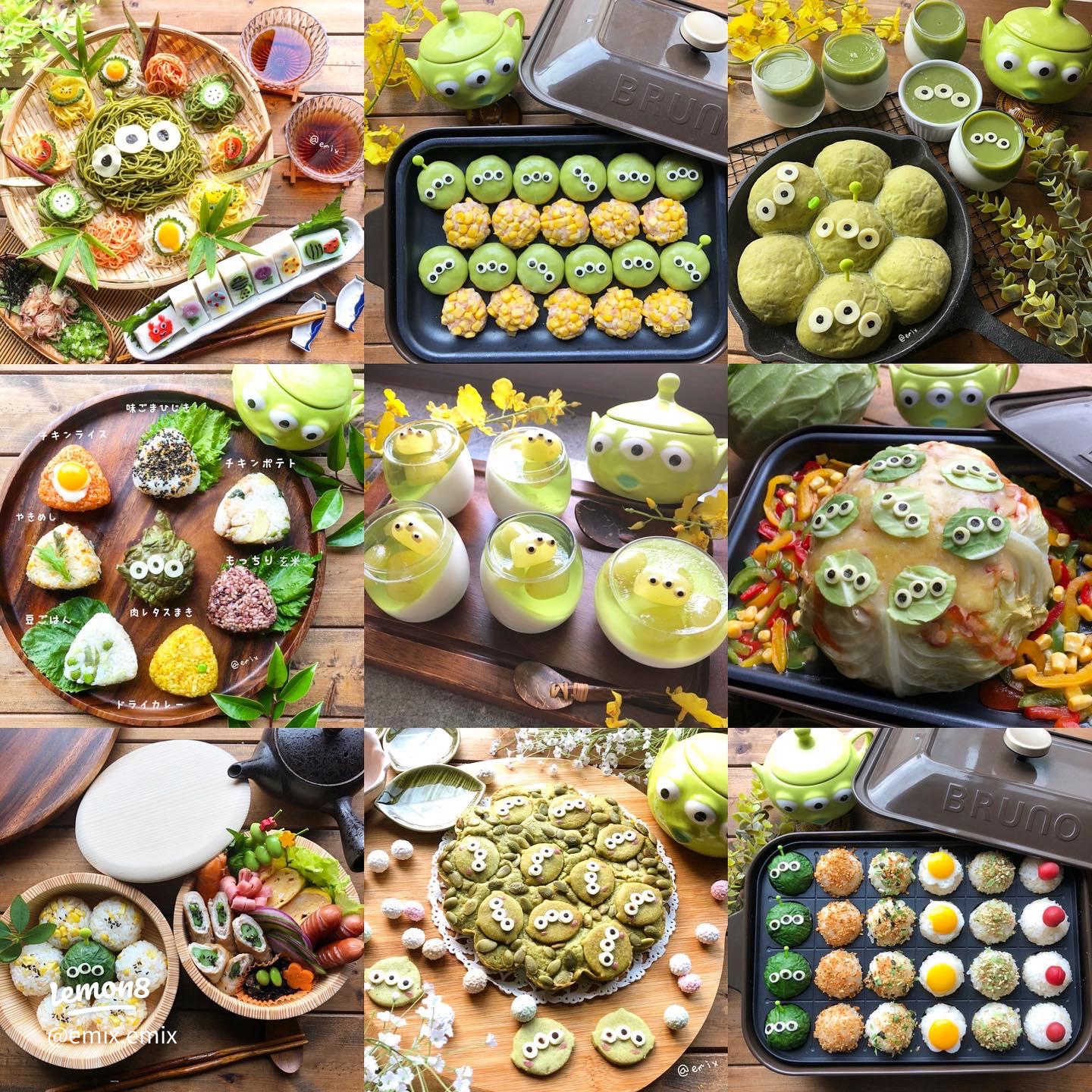 トイ・ストーリー リトル・グリーンメンのお弁当♪ : momo's obentou＊キャラ弁 Powered by ライブドアブログ