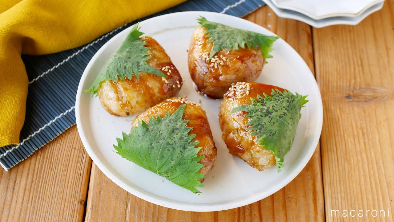 お好み焼風スティック肉巻きおにぎりレシピオタフクソース