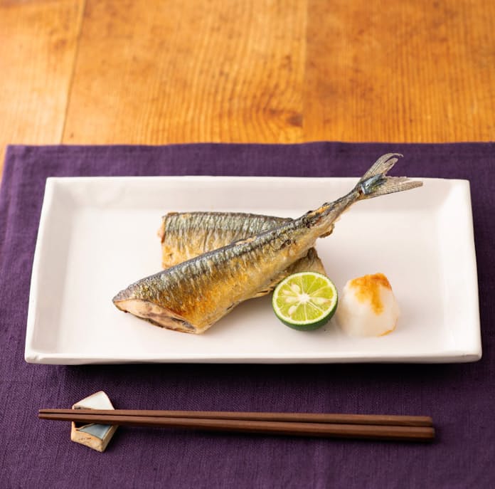 さんまの塩焼き♪クッキングシートで後片付け楽チン