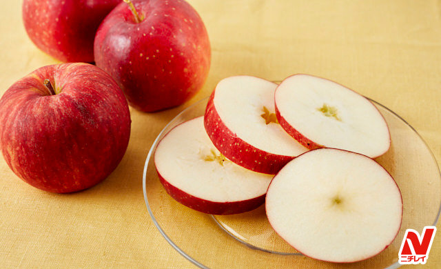 りんごの輪切り 甘みを逃さない！野菜ソムリエ推奨の食べ方テクほほえみごはん-冷凍で食を豊かに-ニチレイフーズ