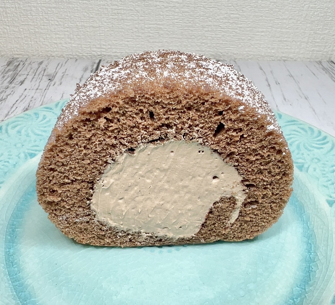 チョコミント好きにはたまらん☆ チョコミント スーパースターロール ロールケーキ ココア ミント ミントブルー 新作 価格2,687円税込お取り寄せスイーツ伝説