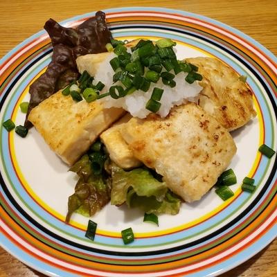 お手軽 おろしポン酢の豆腐ステーキクラシル