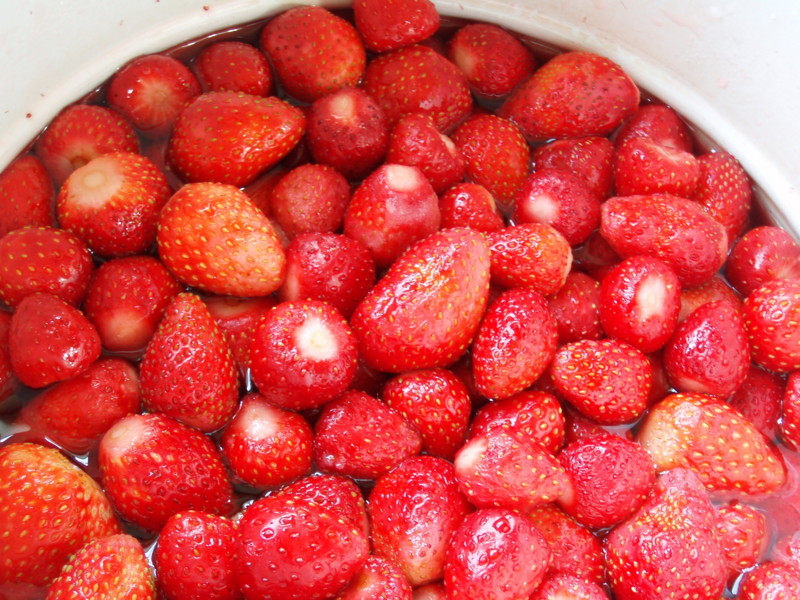 苺 いちご のコンフィチュール コンポート ：形を残すタイプのジャム: godmotherの料理レシピ日記