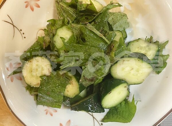 作ってみた そうめんのおかず みょうがときゅうりの梅肉和え 作り方・レシピ