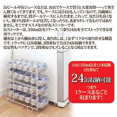 ビール収納ケース 缶飲料ストッカーキッチン収納 リビング収納 完成品 UN AW - Anty Craftminne byGMOペパボ国内最大級のハンドメイド・手作り通販サイト