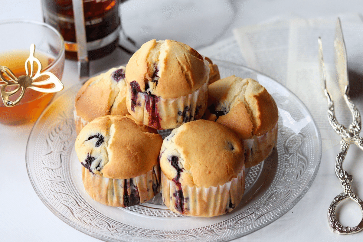 ホットケーキミックス天才か！」「バターなしと思えないしっとり感」簡単ブルーベリーマフィンmichill byGMO ミチル