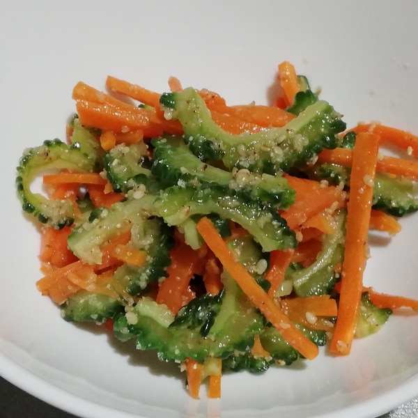 レンジで3分あと1品 ゴーヤとツナのエスニックナムル