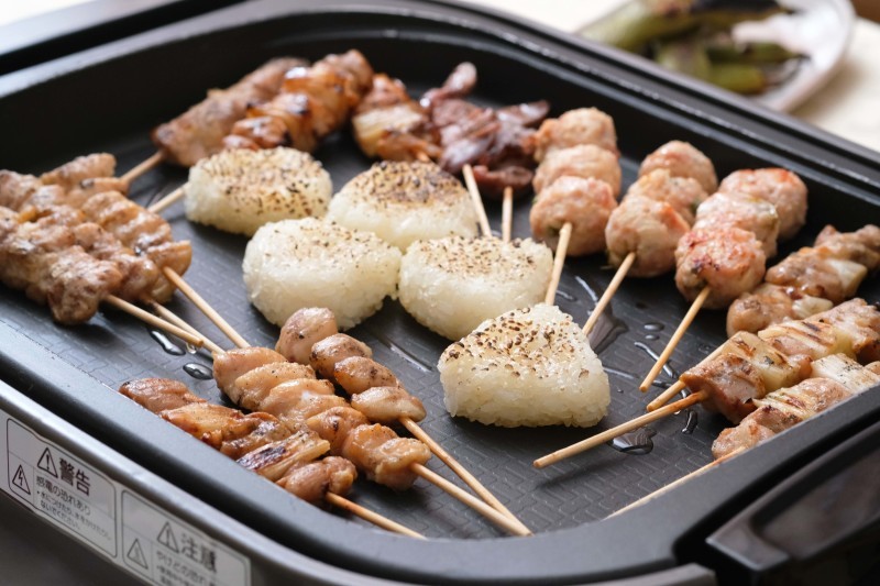 ホットプレート焼き鳥
