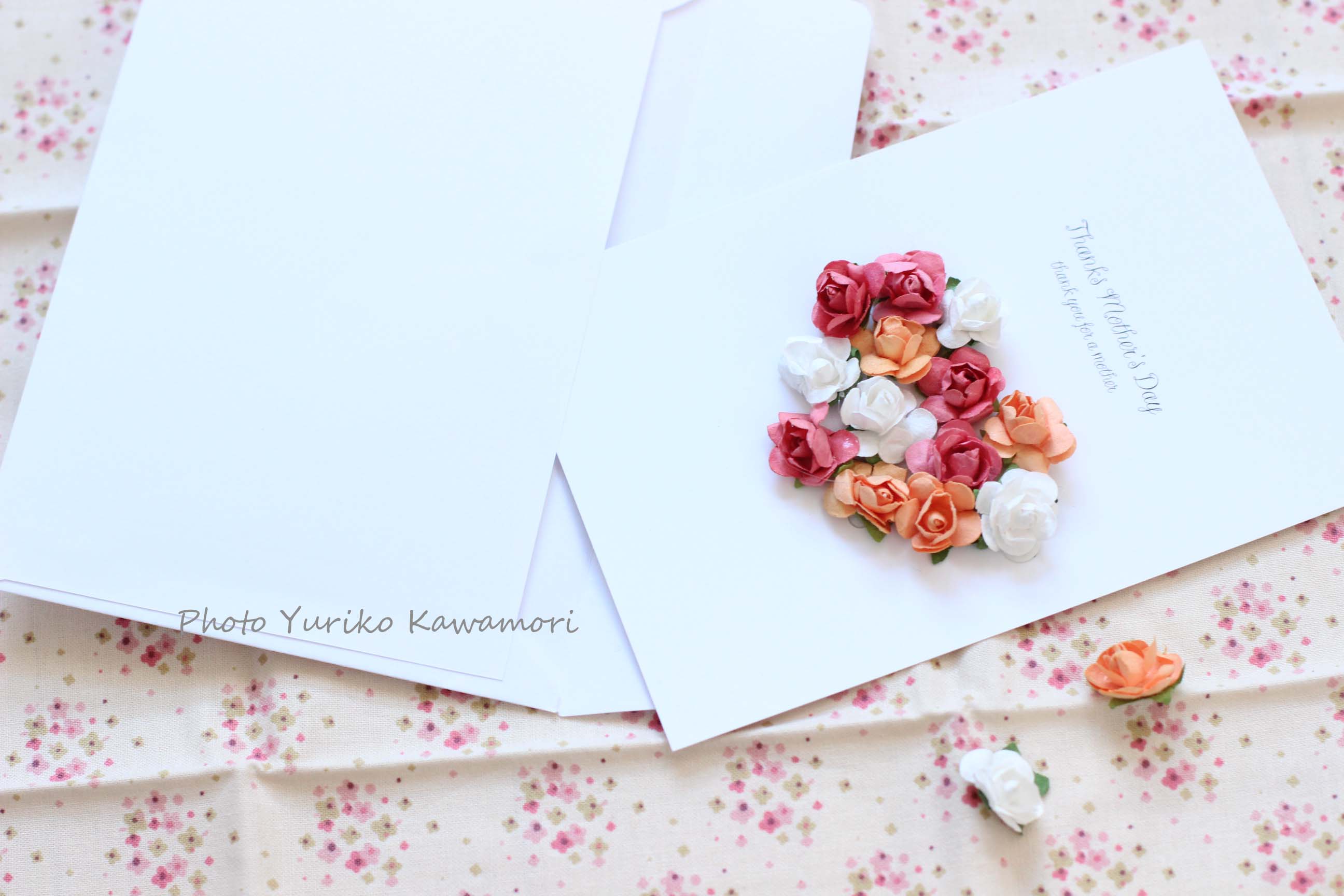 DAISOで手作り！花束風メッセージカードのアイデア