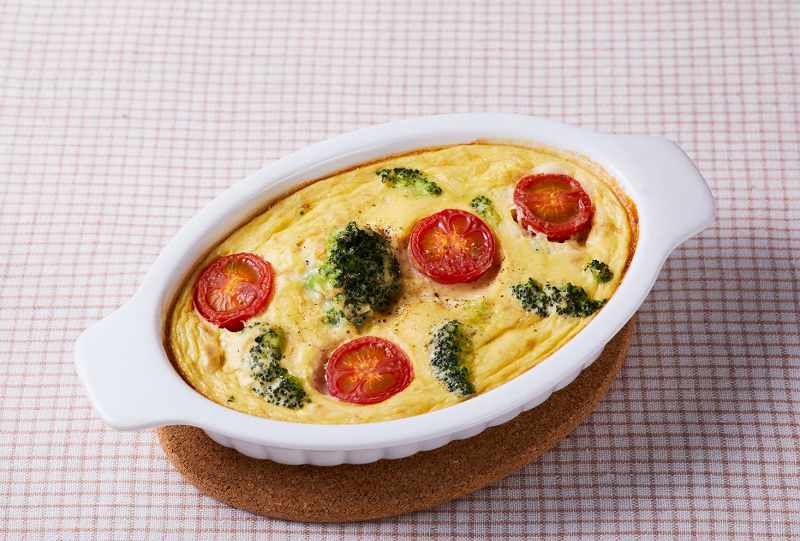 豆腐と卵のごまグラタン