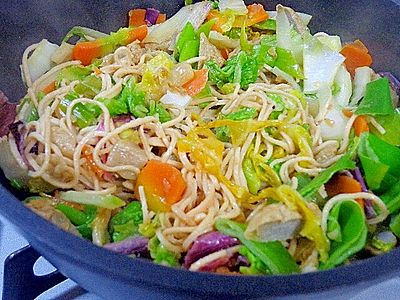 とっても簡単！焼肉のタレ野菜炒め - YouTube