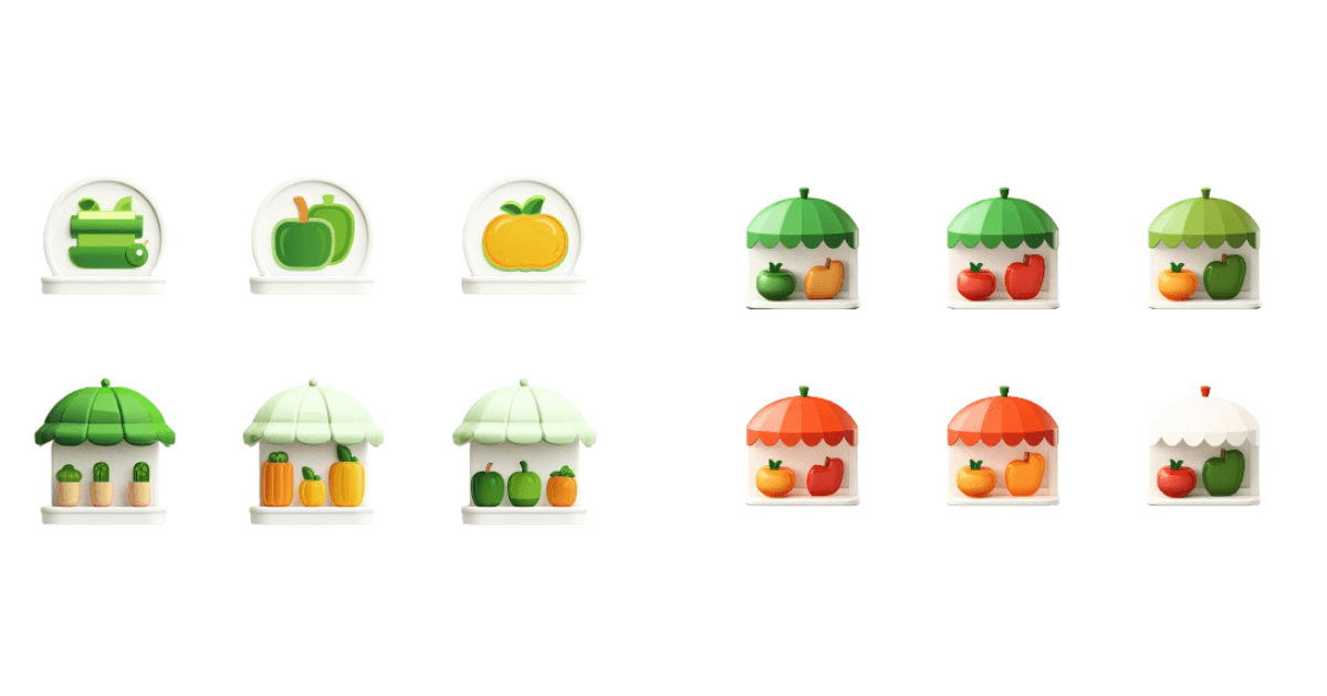 野菜アイコンのイラスト素材・ベクター Image 80760748