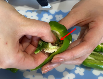 苦味なし！パリパリピーマン☆冷やしピーマン