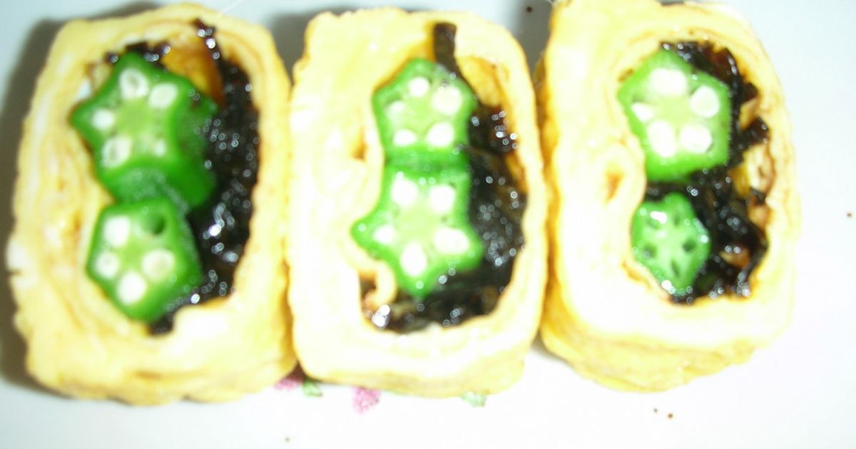 オクラの卵焼き 副菜