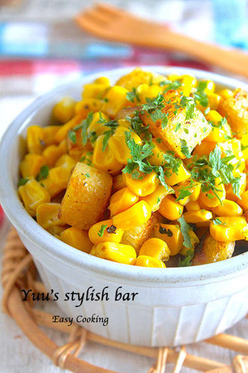 食感と甘さを楽しむコーンのアレンジレシピからだとあたまが喜ぶお弁当レシピ N's KITCHEN