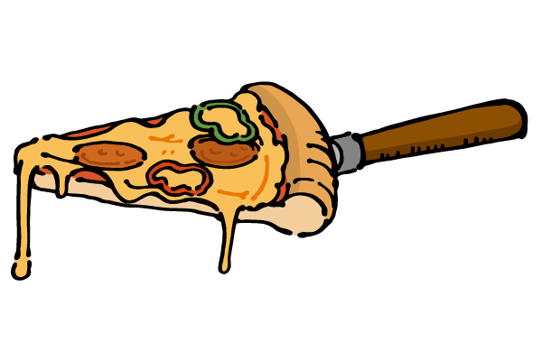 ピザのイラスト: ゆるかわいい無料イラスト素材集