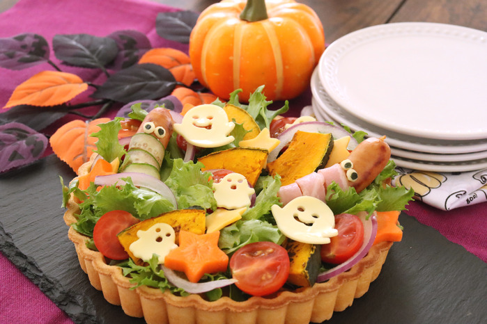 ハロウィンサラダわくわくレシピ植物のチカラ 日清オイリオ