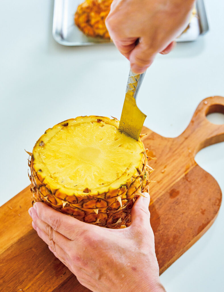 おしゃれで食べやすいパイナップルの切り方「サークルカット」 : 窪田千紘フォトスタイリングWebマガジン「Klastyling」暮らす＋スタイリング