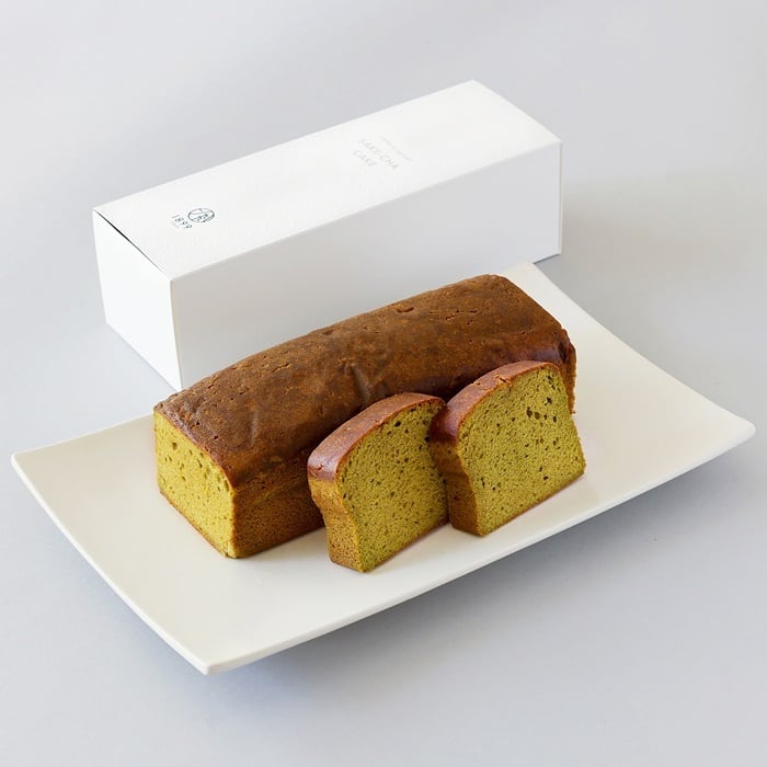 抹茶のレアチーズケーキ