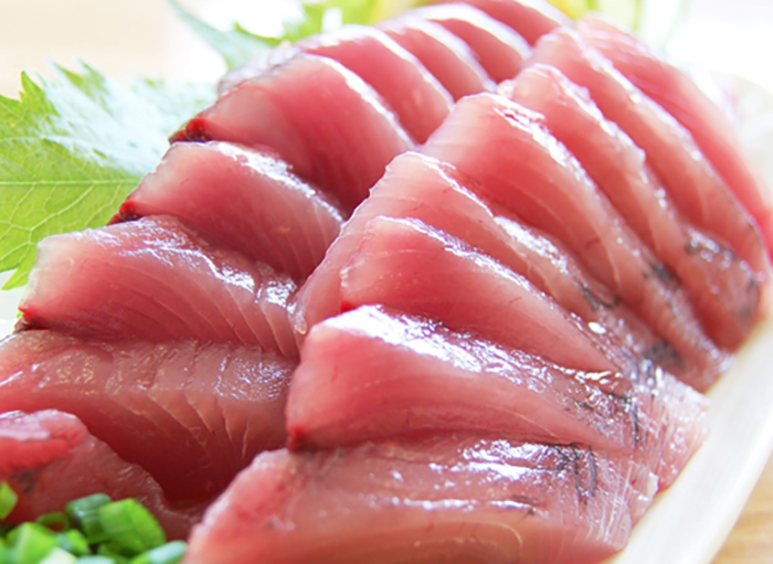 ふくしまレシピカツオの刺身ふくしまプライド