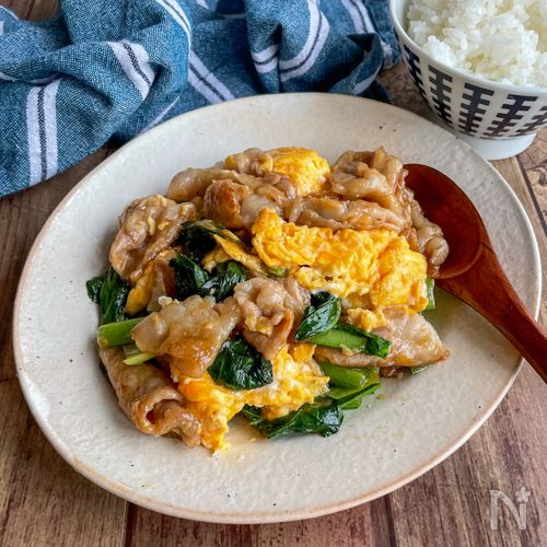 舞茸と卵のオイスター炒め きのこ満喫