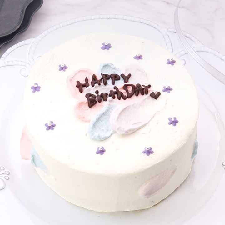 簡単お誕生日ケーキの作り方☆1～3人前☆卵1個分 12㎝コリスのお菓子作りブログ