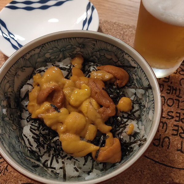 ちょっと贅沢に幸せウニ丼♪