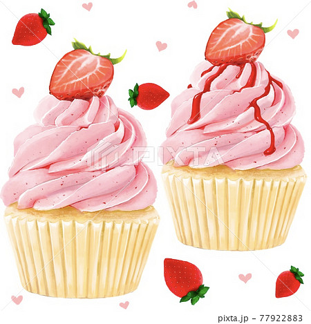 あなたのイメージをカップケーキイラストにします 生年月日からイメージをもらいカップケーキのイラストにします。ココナラ