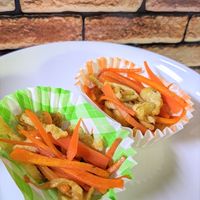 お弁当に!!油揚げで人参のくるくる巻き レシピ・作り方 by mamichin555 - 楽天レシピ