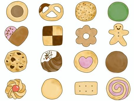 かわいいいいね！のクッキーのイラスト素材無料ダウンロード IllustCute
