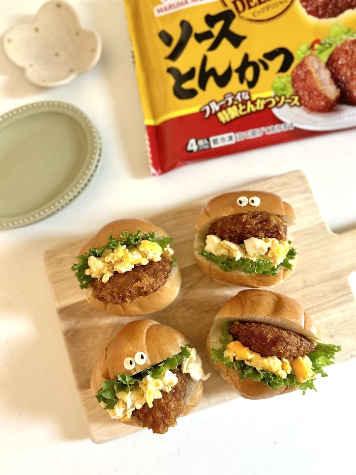 総菜を使ったヒレカツ卵とじ