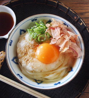 『豚しゃぶのぶっかけおろしうどん』男子も喜ぶ♪