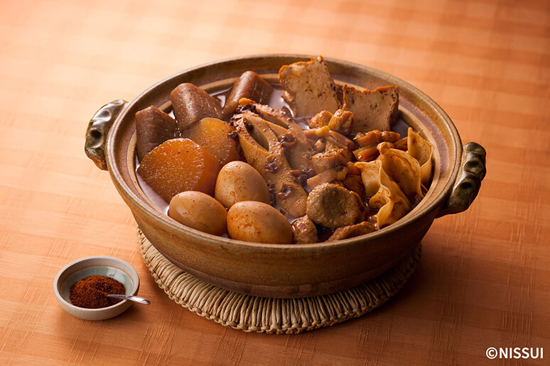 さっと加熱ですぐ美味しい 味噌だれあれば味決まる！忙しい時も、お疲れぎみの時も。ほっこりぬくぬくしてね♪＜味噌おでん＞