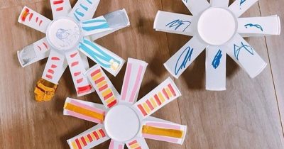 工作教室～紙コップUFO～はこだてみらい館＆はこだてキッズプラザ