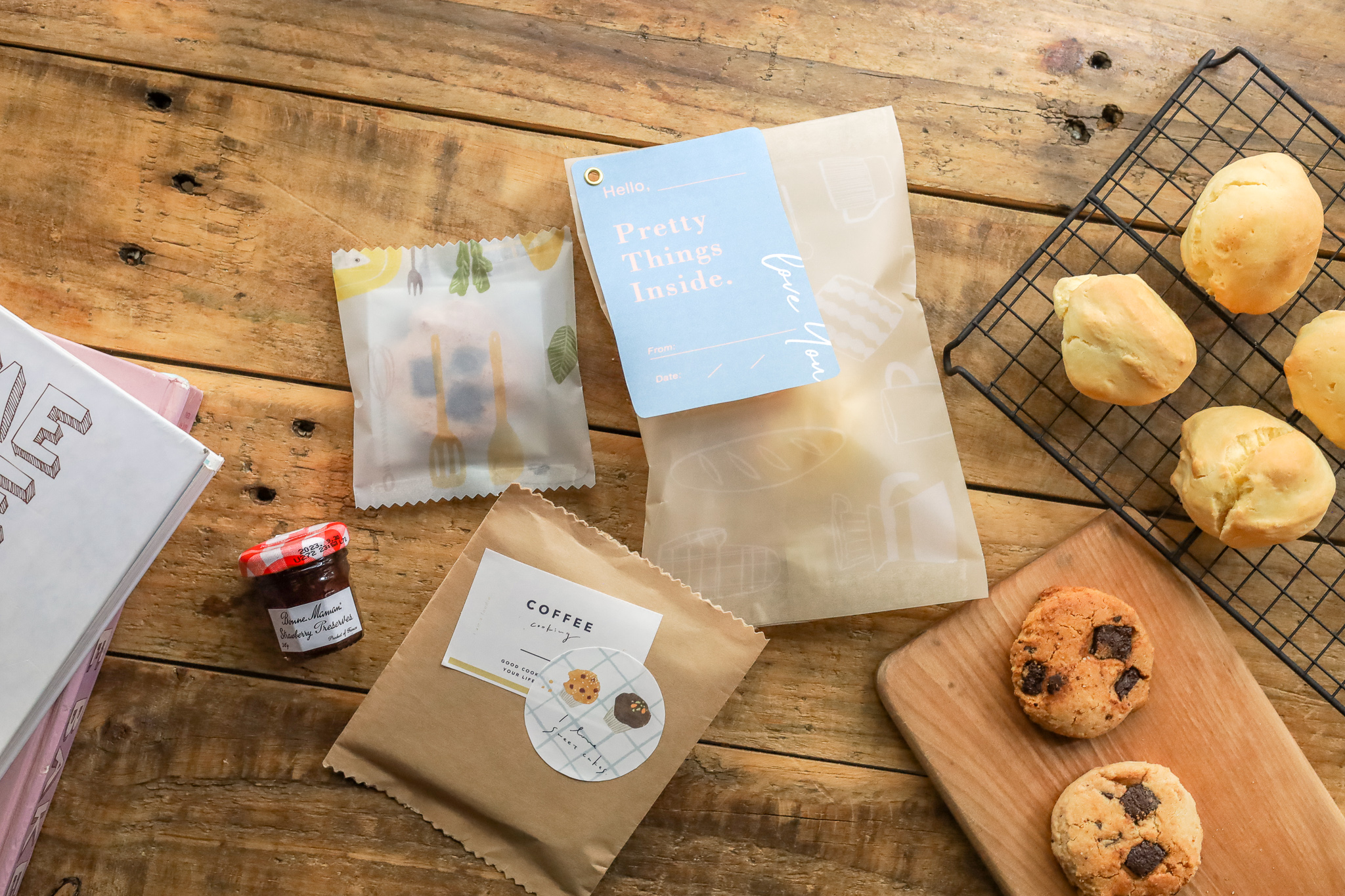 いつもの透明袋ラッピングをさらに可愛くアレンジ!ラッピング富澤商店