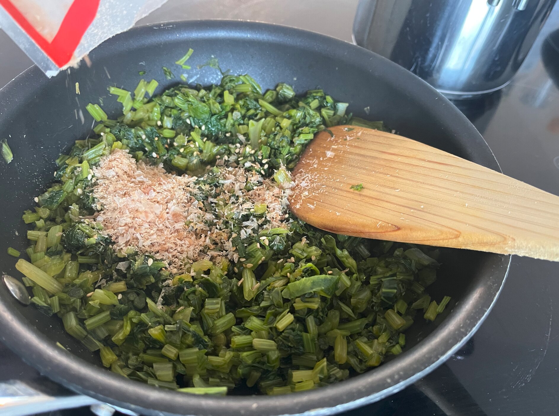 葉大根のおひたし