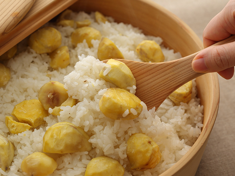 保存版☆炊飯器で本格「栗入り赤飯」☆簡単な栗のむき方