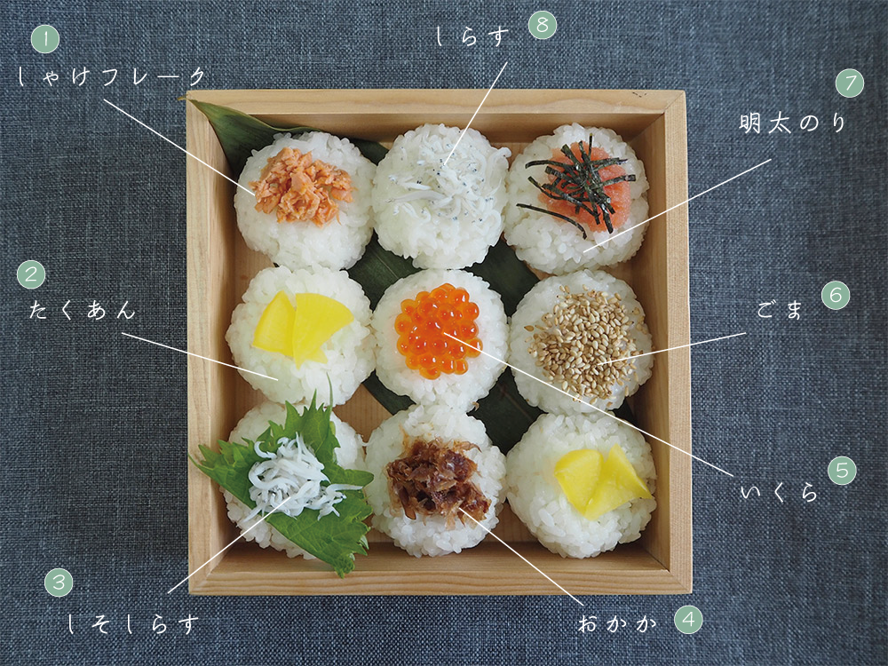 こんばんは🌙 本日のおうちごはんは、 「おにぎり定食」です🍙 献立は、 ✻おにぎり3種 明太子・胡麻昆布・梅干し✻焼き鮭 ✻筑前煮✻お味噌汁 人参とさつま芋おにぎりって並ぶだけで楽しいですよね🍙🍙🍙 好きな具を選んで、炊き立てほかほかごはんに包む！ 今回は