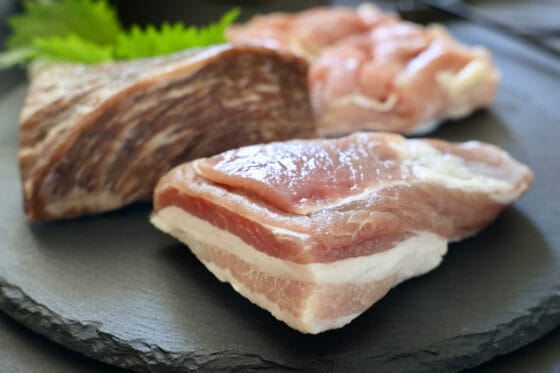 お弁当にも活躍☆塩漬け豚のハニーマスタードグリル レシピ・作り方