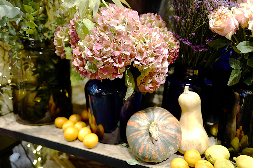 フランス、花屋さんのアレンジメント地球の歩き方