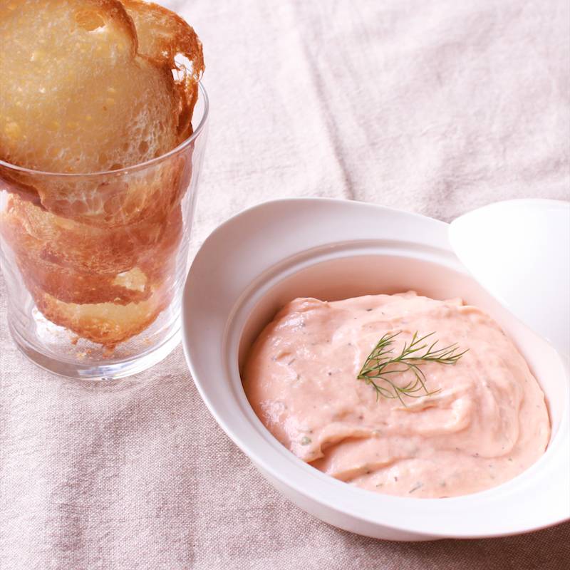 自家製 スモークサーモンリエット 80g Rillettes de saumon fumeリエット・スプレッド・フムスA TABLE!～EPICERIE FINE～