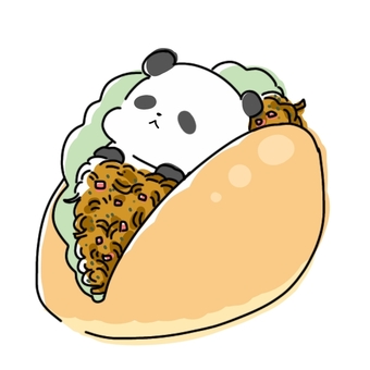 焼きそばパンのイラストかわいいフリー素材集 いらすとや