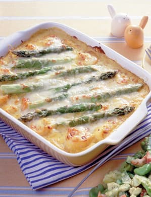 シーフードとブロッコリーのグラタン