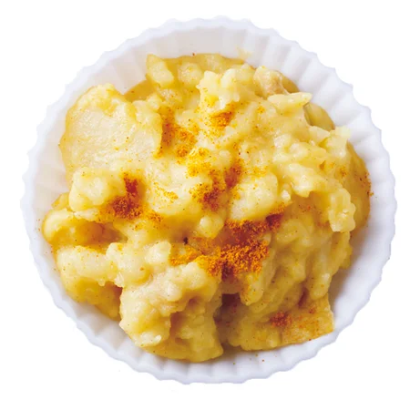 マッシュポテトのカレーグラタン