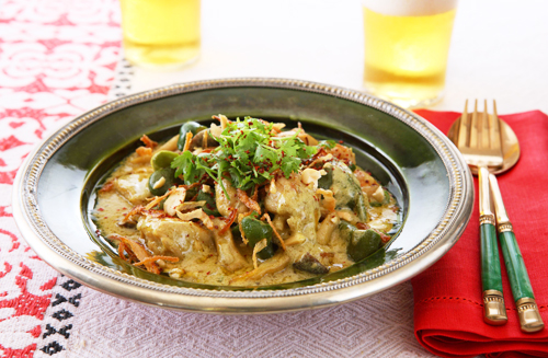 鶏肉のココナッツミルク煮」の献立・レシピ - E・レシピ 2025.01.26公開の献立です