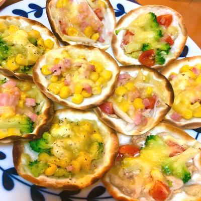 餃子の皮で♪コーンマヨ包み