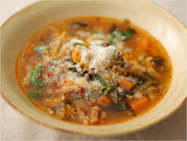 じゃがの代わりに大豆で☆ミネストローネ レシピ・作り方 by abcnta - 楽天レシピ