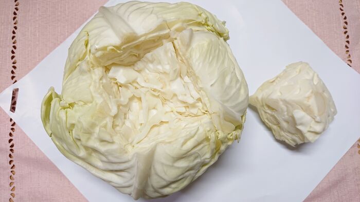 キャベツの固い葉で☆パリパリきんぴら